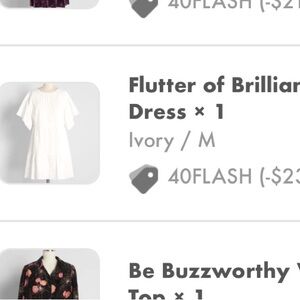 ModCloth Flutter of Brilliance Tiered Dress